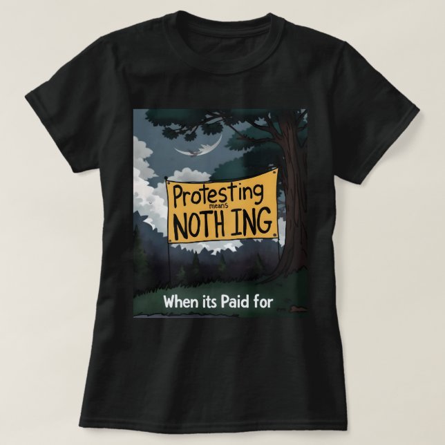 Means Nothing (noth ing!) No. 6  T-Shirt (Design Front)