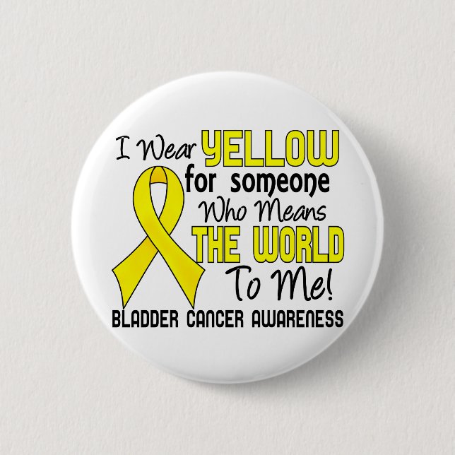 Means The World To Me 2 Bladder Cancer 6 Cm Round Badge (Front)