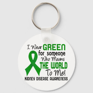 Means The World To Me 2 Kidney Disease Key Ring