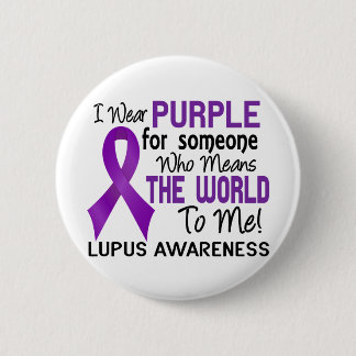 Means The World To Me 2 Lupus 6 Cm Round Badge