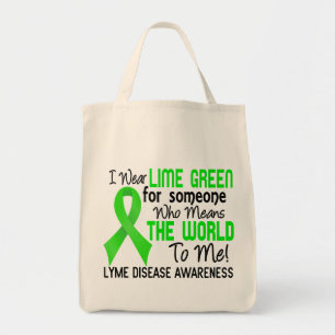 Means The World To Me 2 Lyme Disease Tote Bag
