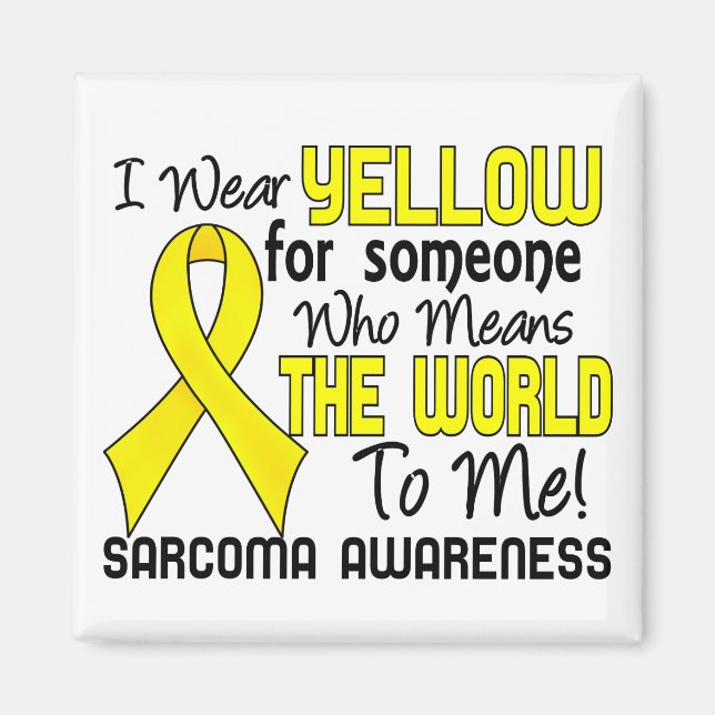 Means The World To Me 2 Sarcoma Magnet (Front)