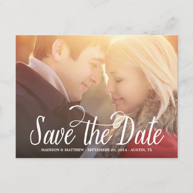 Meant to Be | Save the Date Postcard (Front)
