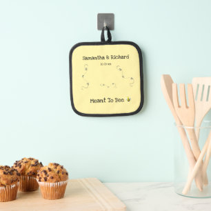 Meant To Bee Bee Cool Customizable Text Pot Holder