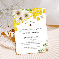 Meant to Bee, Honey Bee and Daisies Bridal Shower