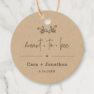 Meant to Bee Honey Jar Favour / Seed Packet Tags