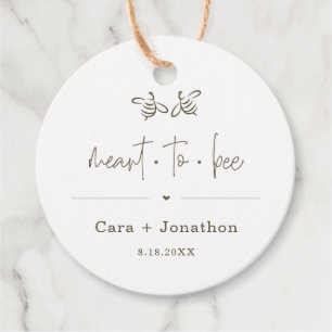 Meant to Bee Honey Jar Favour / Seed Packet Tags