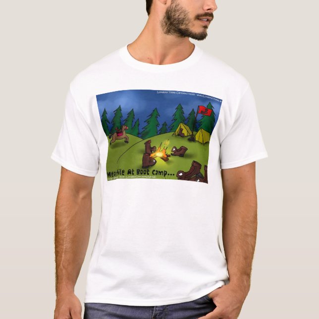 Meanwhile @ Boot Camp Funny Tees Cards Gifts Etc (Front)