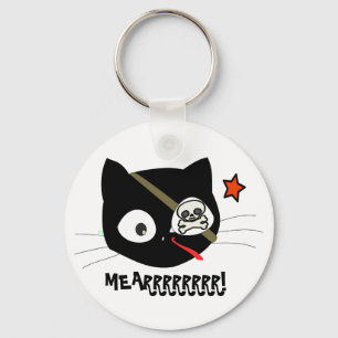 MEARRRRRRRR! Pirate Cat Key Chain