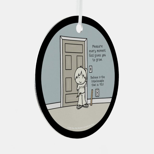 Measurable Moments Metal Tree Decoration (Front Right)