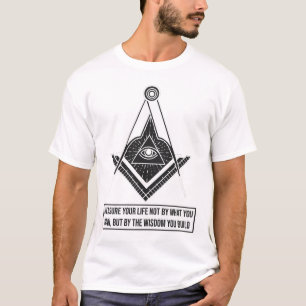 Measure Your Life by Wisdom Inspirational Quote T-Shirt