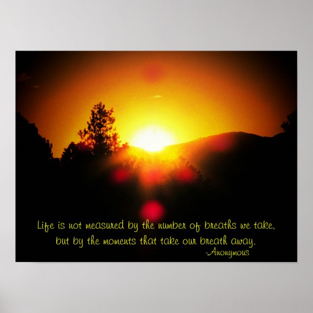 Measured By Moments Poster (Front)