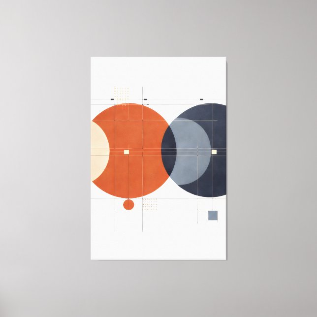 Measured Continuum Canvas Print (Front)