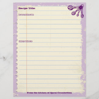 Measuring spoons baking bakery personalised recipe