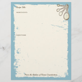 Measuring spoons baking bakery personalised recipe