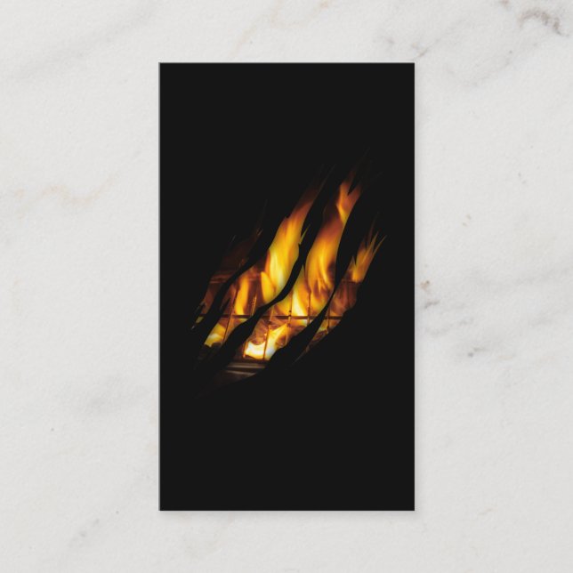 Meat and BBQ Lover Grill Business Card (Front)