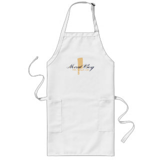 Meat Boy logo long apron