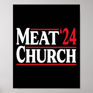 Meat Church 24 Bbq  Poster