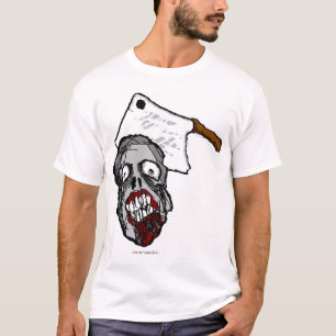 Meat Cleaver Zombie Shirt