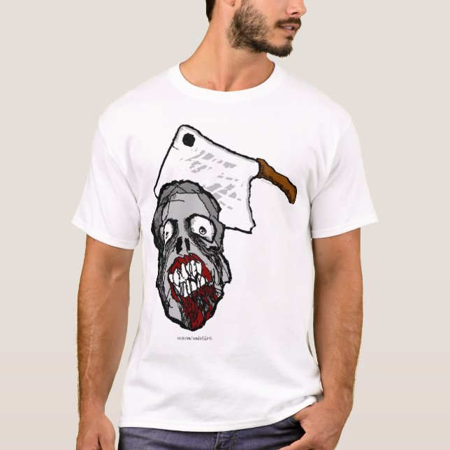 Meat Cleaver Zombie Shirt (Front)