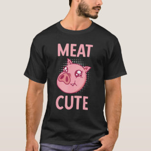 Meat Cute Butcher Meat Butchery Shop T-Shirt