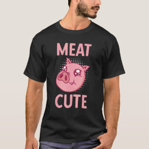 Meat Cute Butcher Meat Butchery Shop T-Shirt
