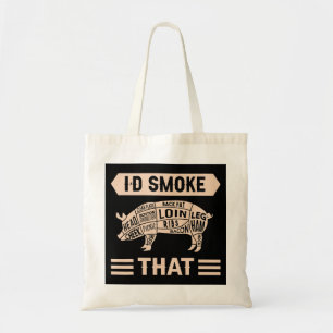 Meat Grill Master Chef Kitchen Cook Butcher Id Smo Tote Bag