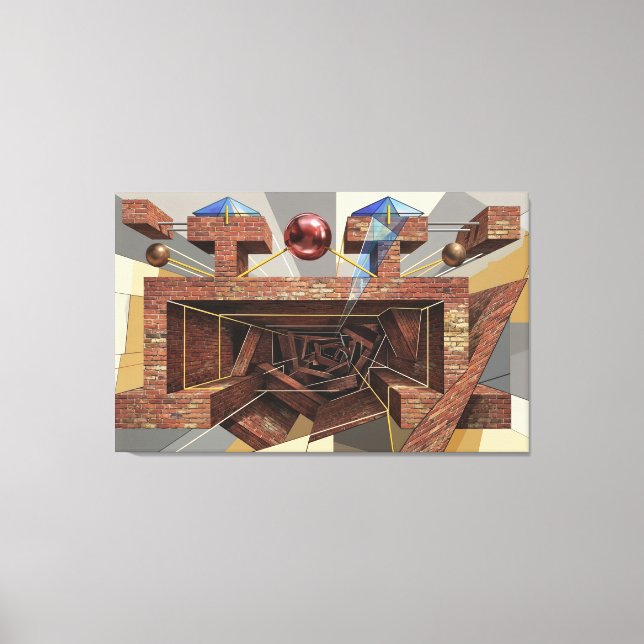Meat Grinder Canvas Print (Front)