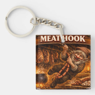 Meat Hook Icelandic Yule Lad Key Ring