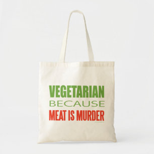 Meat Is Murder - Anti-Meat Tote Bag