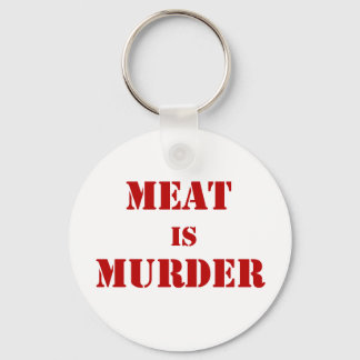 Meat is Murder Key Ring