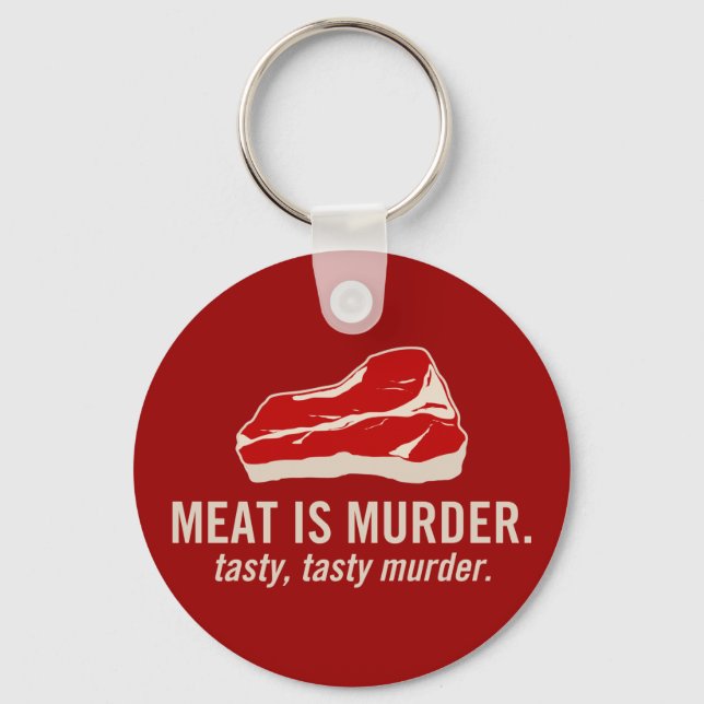 Meat is Murder, Tasty Murder Key Ring (Front)