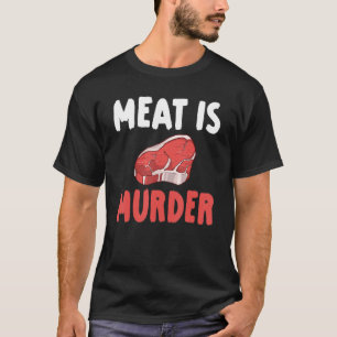 Meat Is Murder Veggie Vegan T-Shirt