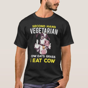 Meat Ketogenic Carnivore Beef Love Meateater Humo T-Shirt