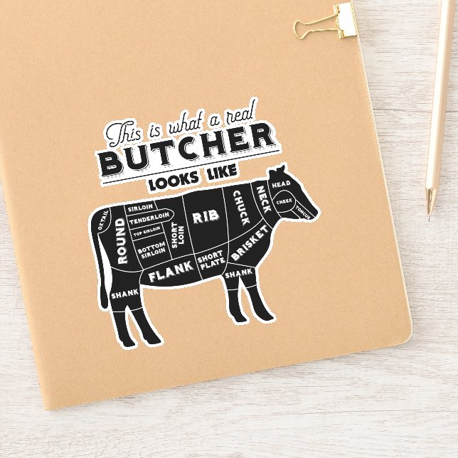 Meat Market and Butcher Shop Worker Funny Quote (Notebook)