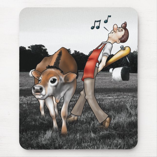 MEAT! Mousepad - fine art print (Front)