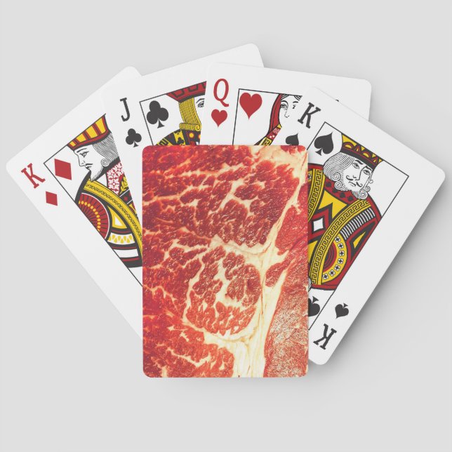 Meat  playing cards (Back)