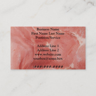 Meat Shop Business Card