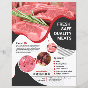 Meat Shop Butcher Shop Flyer