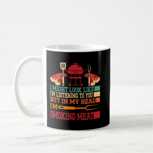 Meat Smoker Bbq Smoking Griller Chef Barbecue Gril Coffee Mug