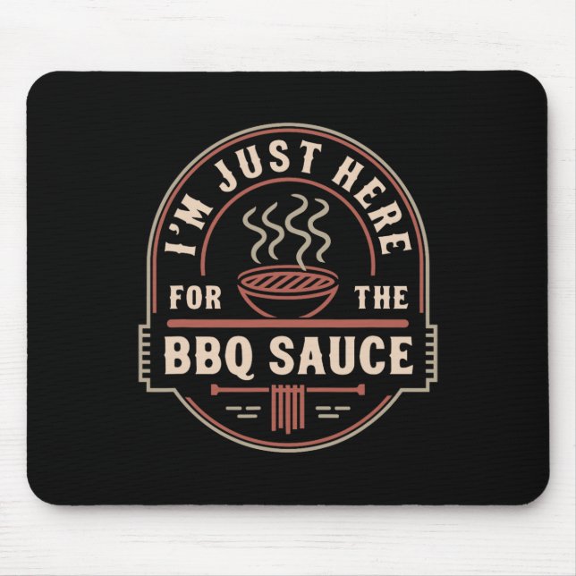Meat Smoking Dad Quote For Funny Bbq Grill Meat Sm Mouse Pad (Front)