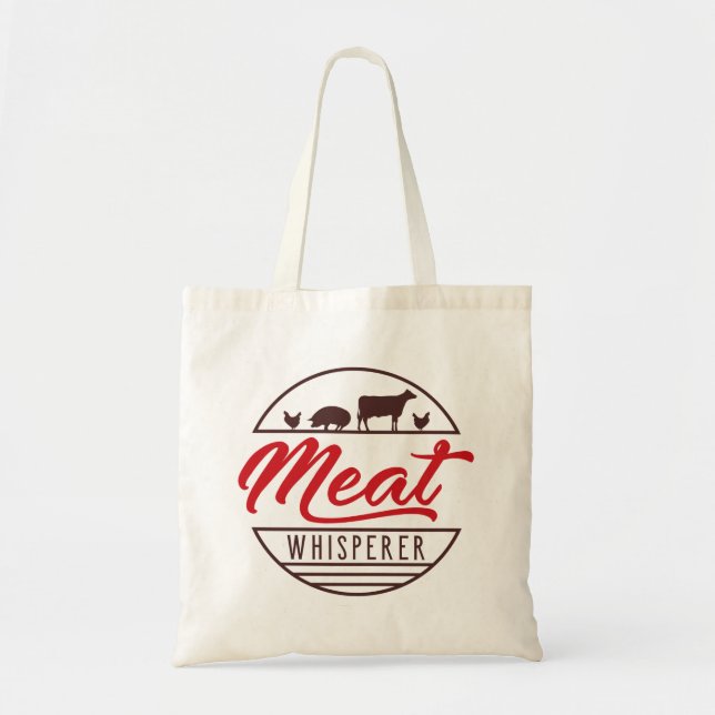 Meat Whisperer Tote Bag (Front)