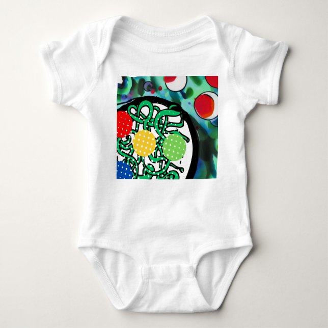 Meatball Madness Baby Bodysuit (Front)