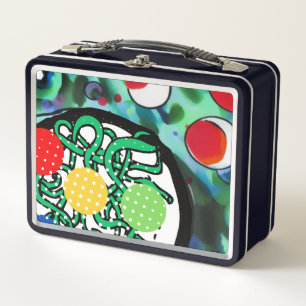 Meatball Madness Metal Lunch Box