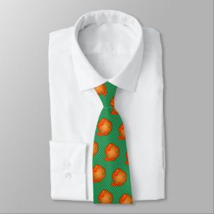 Meatballs in sauce - custom striped background tie