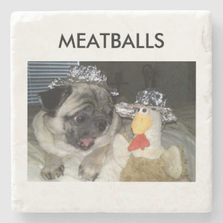 MEATBALLS STONE COASTER