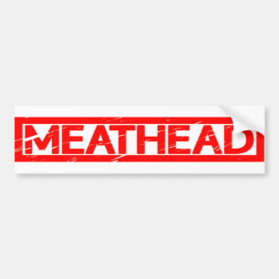 Meathead Stamp Bumper Sticker