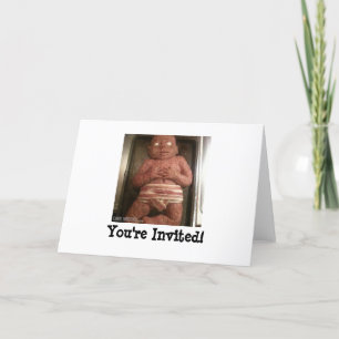 Meatloaf Baby Invitation Card