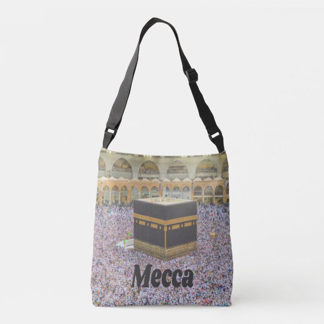 Mecca Saudi Arabia Islam’s holiest city, Kaaba Crossbody Bag (Back)