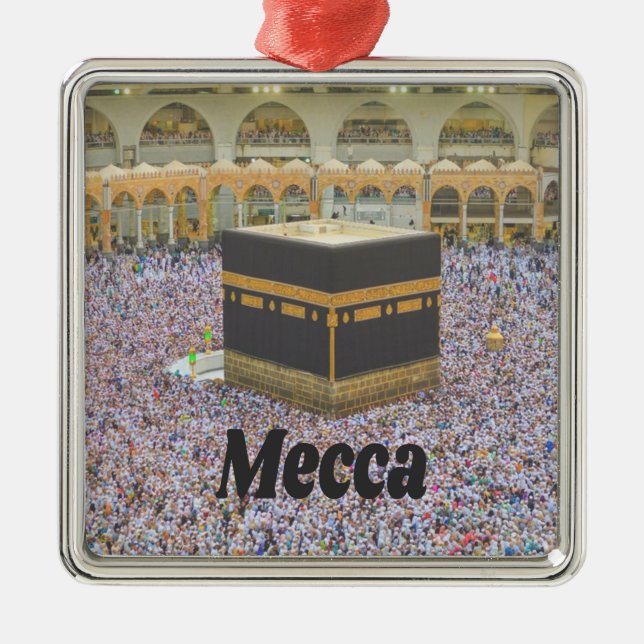 Mecca Saudi Arabia Islam’s holiest city, Kaaba Metal Tree Decoration (Front)